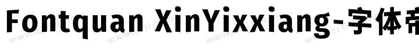 Fontquan XinYixxiang字体转换